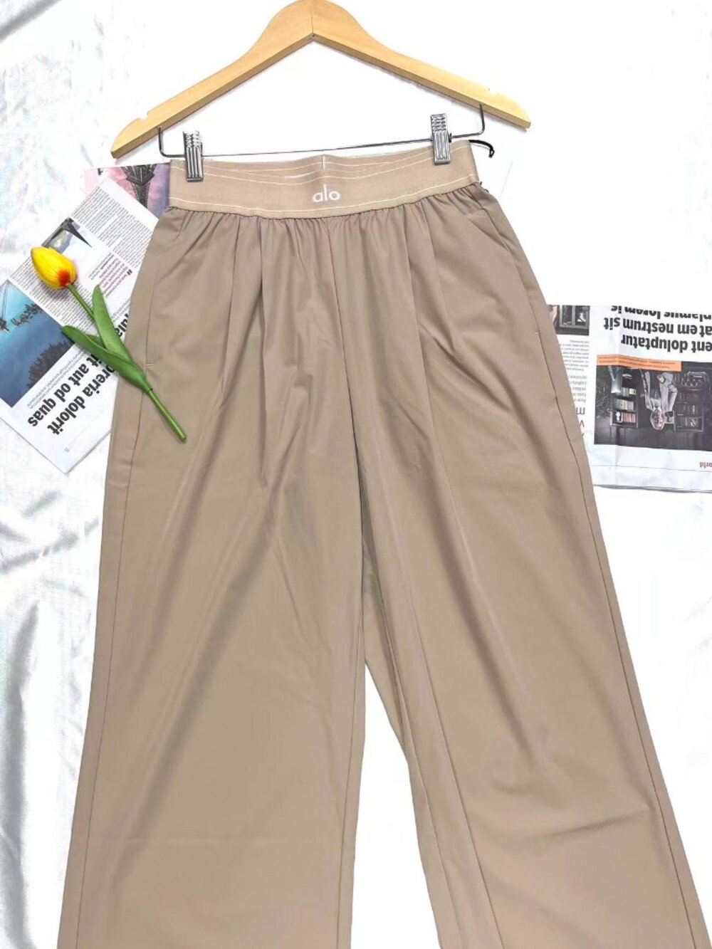 New💟ALO Yoga Suit Up Trouser Gravel Color(Regular)💥High-end fashion sense - Picture 6 of 9
